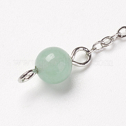 Chakra natürliches grünes Aventurin Wünschelrutenpendel&nbsp;X-G-F516-01F