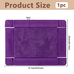 Plateaux de rangement magnétiques en similicuir pour bureau&nbsp;CON-WH0107-138B