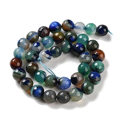 Naturelles feu crépitent agate perles brins&nbsp;G-M437-A01-01E