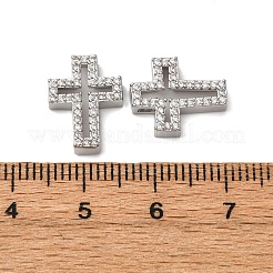 Ciondoli in ottone zirconi chiari micro pavé&nbsp;KK-Z112-33P