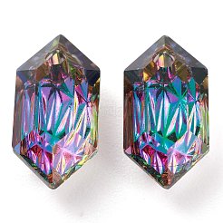 Pendenti con strass in vetro goffrato&nbsp;GLAA-J101-02A-001VO