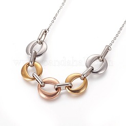 Collane pendenti in acciaio inossidabile 304 con placcatura sotto vuoto pvd&nbsp;NJEW-H012-08