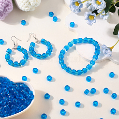500 perles en plastique transparentes&nbsp;KY-SP0001-54B