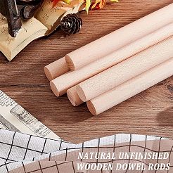Palos de madera de haya&nbsp;DIY-WH0325-96H