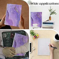 Quaderno a spirale con fogli mobili formato A5 per la raccolta di adesivi&nbsp;AJEW-CP0007-84C