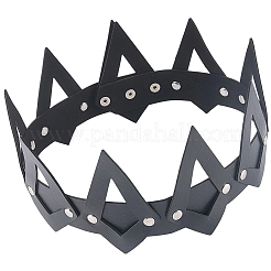 Bandeaux couronne en similicuir PU&nbsp;AJEW-WH20019-119