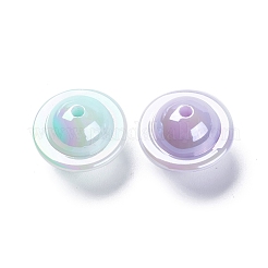 Perle acriliche di placcatura uv luminose&nbsp;OACR-D009-02