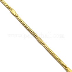 Ionenplattierung (IP) 304 Edelstahl runde Schlangenkettenhalsketten&nbsp;NJEW-P285-01G