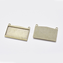 Colgante de estilo tibetano cabochon ajustes&nbsp;MLF11213Y-NF