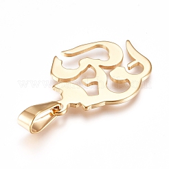 Colgantes de acero inoxidable 304 para yoga&nbsp;STAS-I135-28G