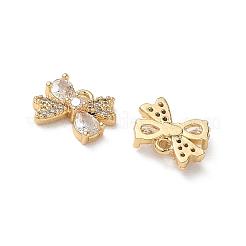 Breloques en laiton zircon cubique transparent&nbsp;KK-P355-14G