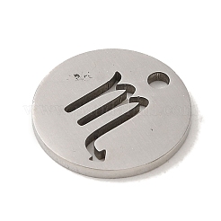 Breloques en acier inoxydable 201 anti-ternissement&nbsp;STAS-E217-10P-04