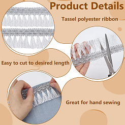 Quaste aus Polyester und Haustier-Kleidungszubehör&nbsp;DIY-WH0678-122A