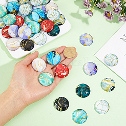 Cabochon in vetro 60 pz 12 colori&nbsp;GLAA-PH0004-62