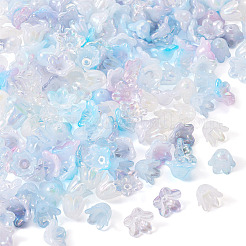 180 pièces 6 styles de capuchons de perles en acrylique&nbsp;OACR-TA0004-44