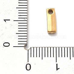 Breloques en acier inoxydable 304 plaquées par ions (IP)&nbsp;STAS-R138-07G-I