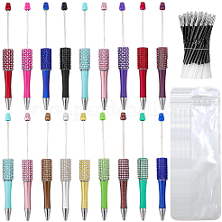 18 penna in plastica con perline&nbsp;DIY-BM0002-76
