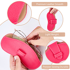 1 funda para gafas de piel sintética.&nbsp;AJEW-CN0006-94C