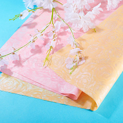 40 Stück 2 Farben wasserdichtes Blumen-Geschenkpapier&nbsp;AJEW-TA0003-27