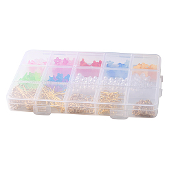 Fai da te fai da te kit orecchini pendenti fiore&nbsp;DIY-FS0004-40