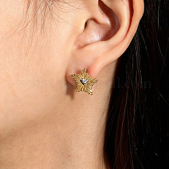 Boucles d'oreilles à tige en acier inoxydable 304 pour femmes&nbsp;WG247F9-01
