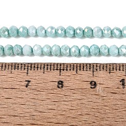 Brins de perles de verre rondelles électrolytiques anti-ternissement&nbsp;EGLA-T021-3mm-17-06