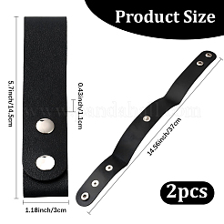 Peitschenholster aus PU-Leder&nbsp;AJEW-WH20033-147B