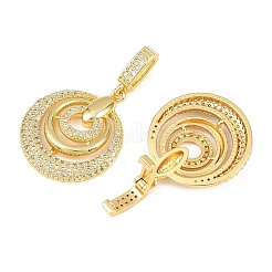 Pendentifs en laiton zircon cubique transparent&nbsp;KK-H262-06B-G