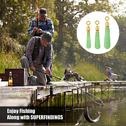 60 galleggiante da pesca in silicone in 3 stili&nbsp;AJEW-FH0004-02