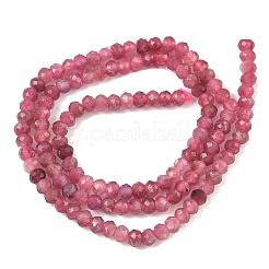 Natürliche rosa Turmalin Perlen Stränge&nbsp;G-RM250101-N16
