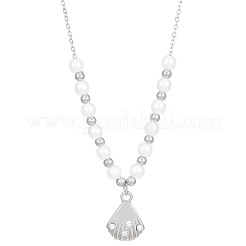 Collana con ciondolo a forma di conchiglia in lega&nbsp;FS-WG40A88-01