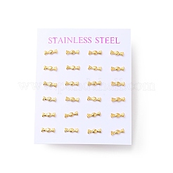 Winzige Bonbon-Ohrstecker aus 304er Edelstahl mit Stiften aus 316er Edelstahl für Damen&nbsp;EJEW-J043-10G