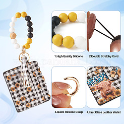 Portachiavi con perline in silicone&nbsp;KEYC-TAC00024