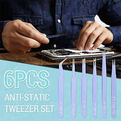 201 Perlenpinzetten-Sets aus Edelstahl&nbsp;TOOL-TA0001-15A