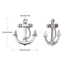 Pendentifs en alliage de style tibétain&nbsp;X-LF0835Y