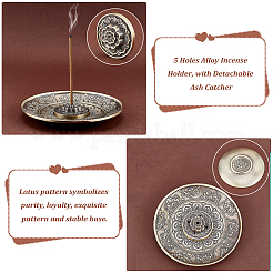 Ensemble de brûleur d'encens portable&nbsp;AJEW-WH0258-530