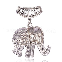 Tibetischen Stil Legierung Rhinestone-große Anhänger&nbsp;RB-G153-01AS