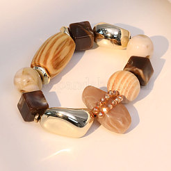 Übertriebenes Stretch-Armband aus Glas-&nbsp;WG71D73-01