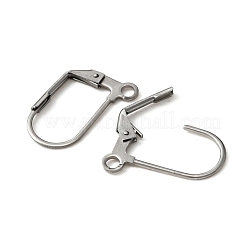Ohrringbeschläge aus chirurgischem Edelstahl 316 mit Klapphebel&nbsp;STAS-WH0022-72