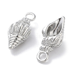 Colgante micropavé cubic zirconia de latón&nbsp;KK-C077-04P
