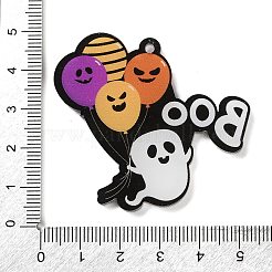 Pendenti in acrilico stampato fronte-retro a tema Halloween&nbsp;OACR-Z023-02B