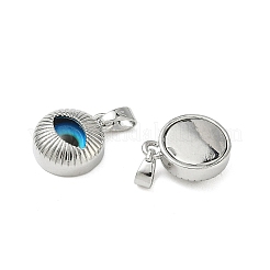 Messing Glas Anhänger / charms&nbsp;KK-Z134-19P-01