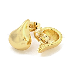 Clous d'oreille en laiton&nbsp;EJEW-P261-02D-G
