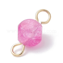 Natürliche bunte Turmalin Würfel Verbinder Charms&nbsp;PALLOY-JF04323-02