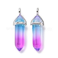 Pendentif en verre à facettes&nbsp;KK-E282-01P-04