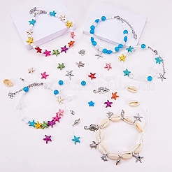 DIY Sommer Strand Fußkettchen machen&nbsp;DIY-SC0002-66