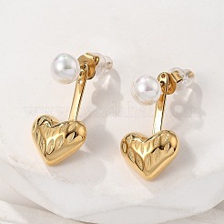 Boucles d'oreilles à tige en acier inoxydable 304&nbsp;EJEW-V016-05G