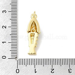 Ciondoli smaltato in ottone&nbsp;KK-H529-51G-02