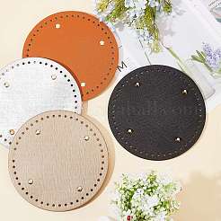 Fond de sac rond plat en cuir pu&nbsp;FIND-PH0002-04