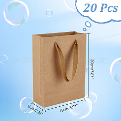 Geschenktüten aus Papier zum Falten mit Henkel&nbsp;ABAG-WH0045-21C
